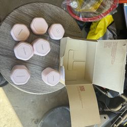 Brand new, never used Cadence Daily Routine Travel Capsule Set of 7 in Pink