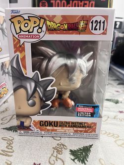 Funko Pop! Dragon Ball Z GOKU (Ultra Instinct -Sign-) NYCC Fall Convention #1232