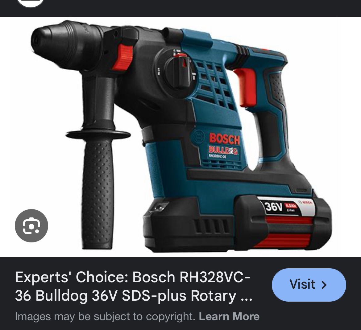 Hammer Drill With 2 Batteries And Charger