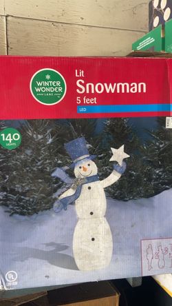 Christmas snowman $10