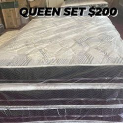 Queen Regular Mattress Set 