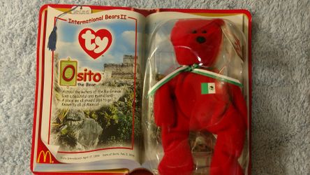 Osito beanie baby McDonald's exclusive