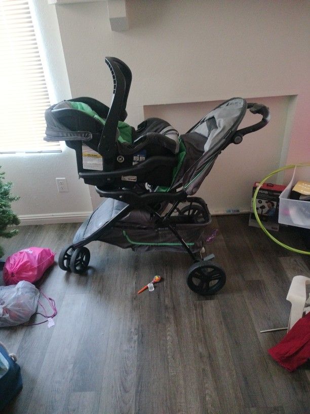 Baby Stroller, Carrier And Car Seat