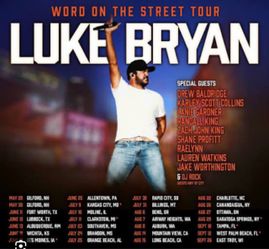 Luke Bryan- Saturday Long Beach amphitheater