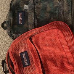 Jansport Mesh Backpacks Both For $10