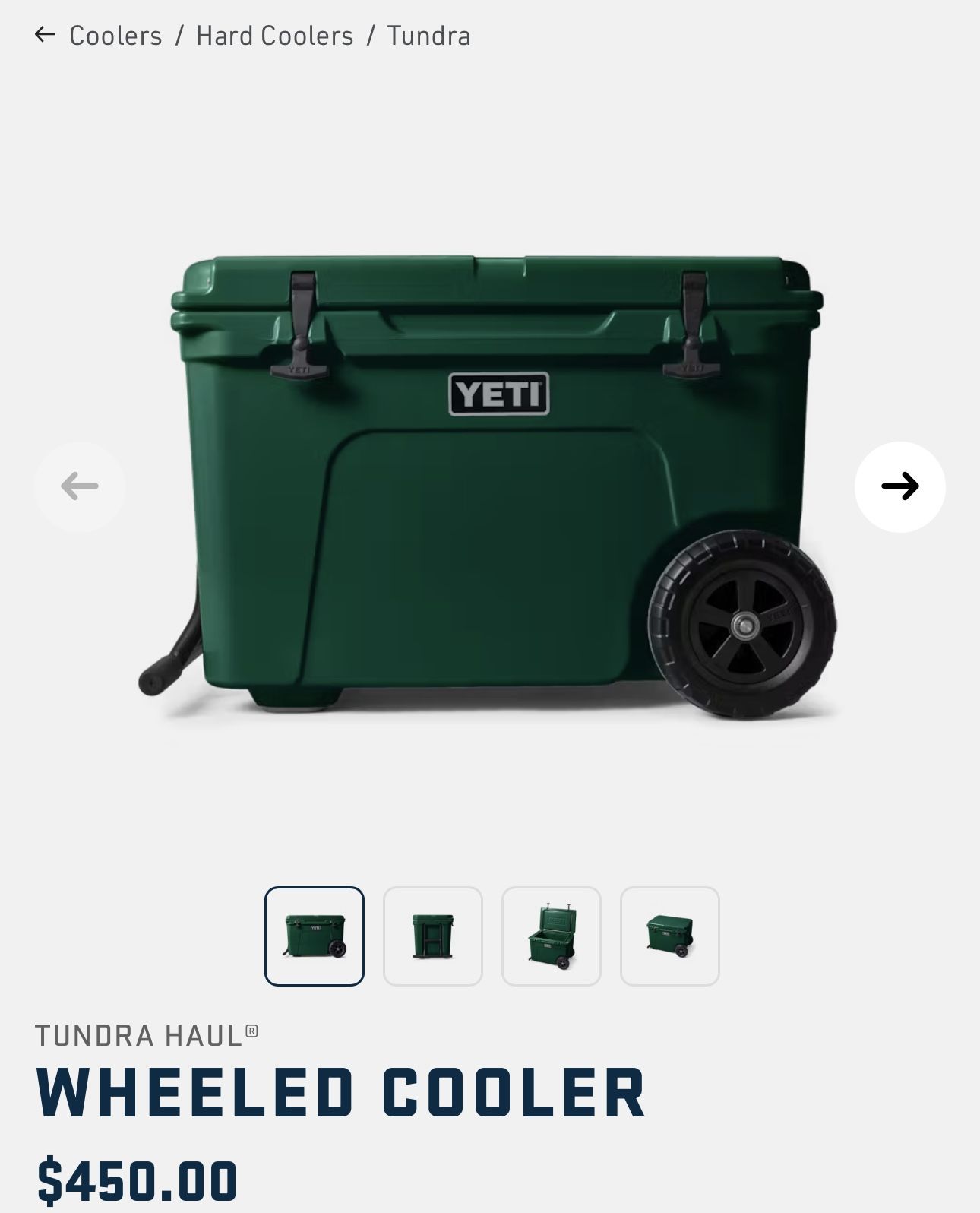  TUNDRA HAUL® WHEELED COOLER