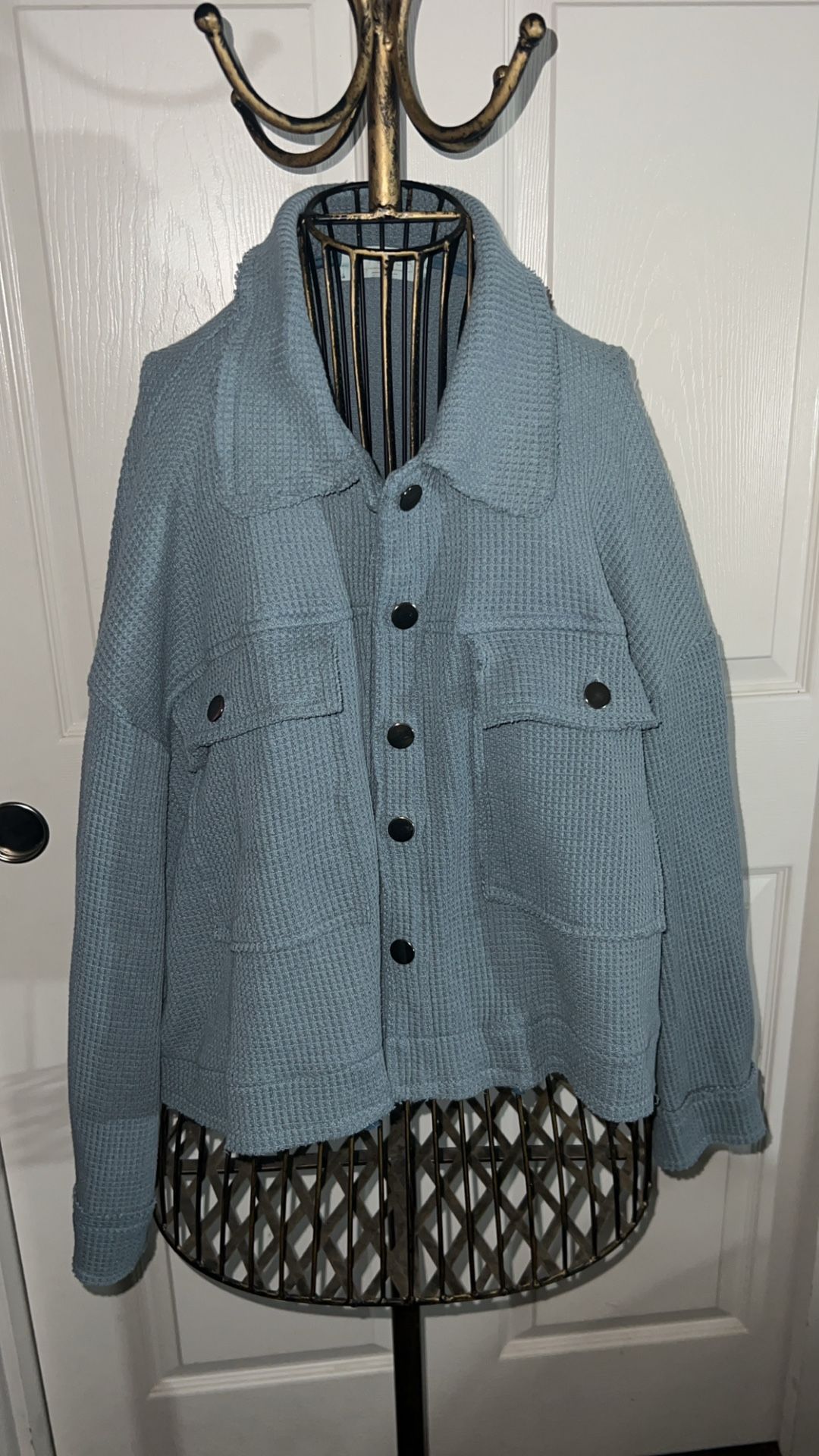 Blue Cardigan