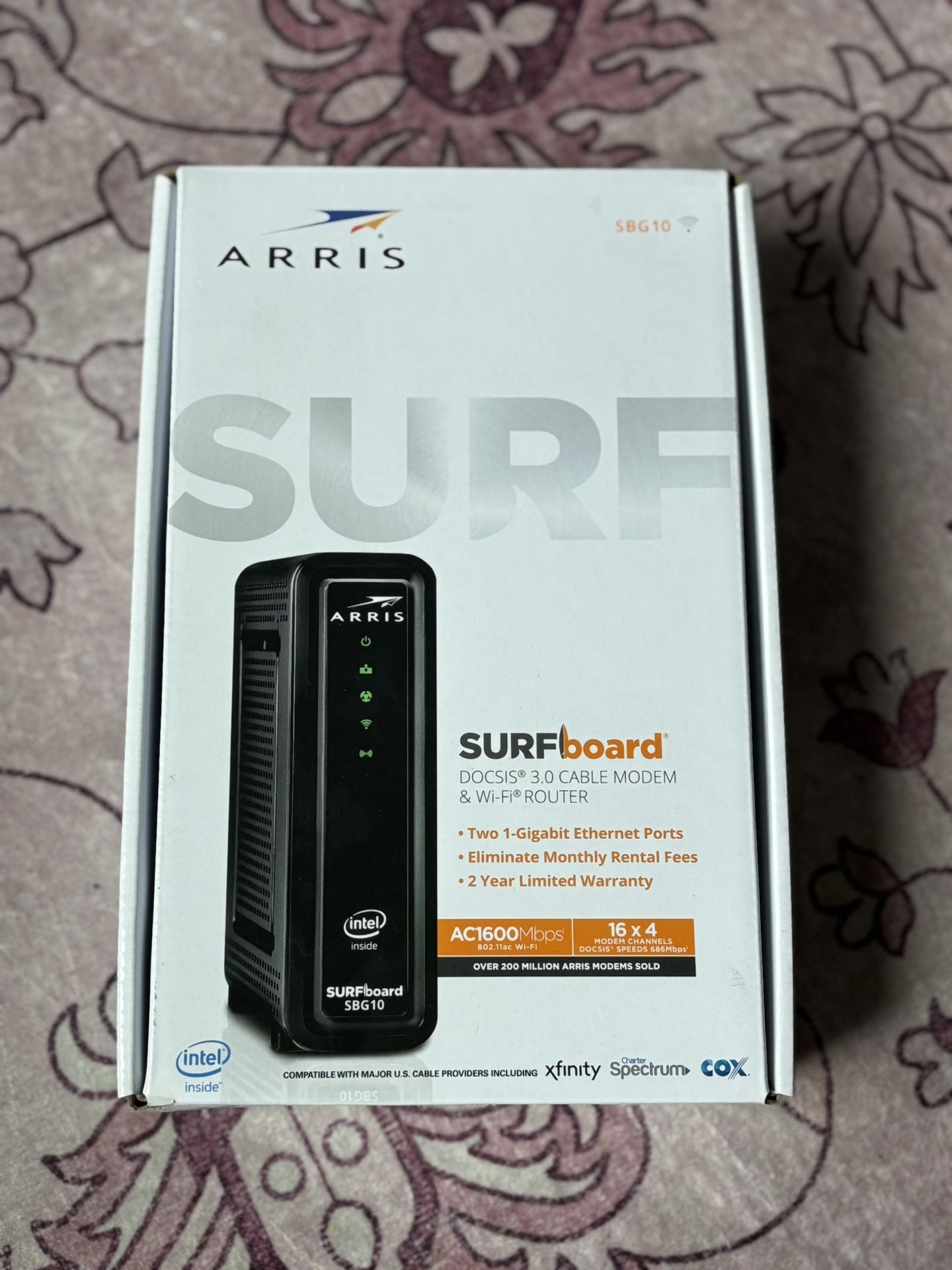 Arris Surfboard 3.0 Cable Modem & Wi-Fi Router