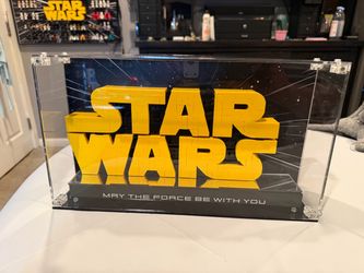 Lego Star Wars sign & case
