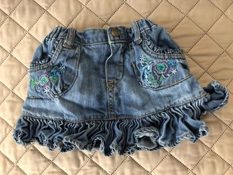 Size 12 months jean skirt