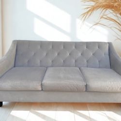 *Free Delivery!* Gorgeous Macy's Velvet Sofa