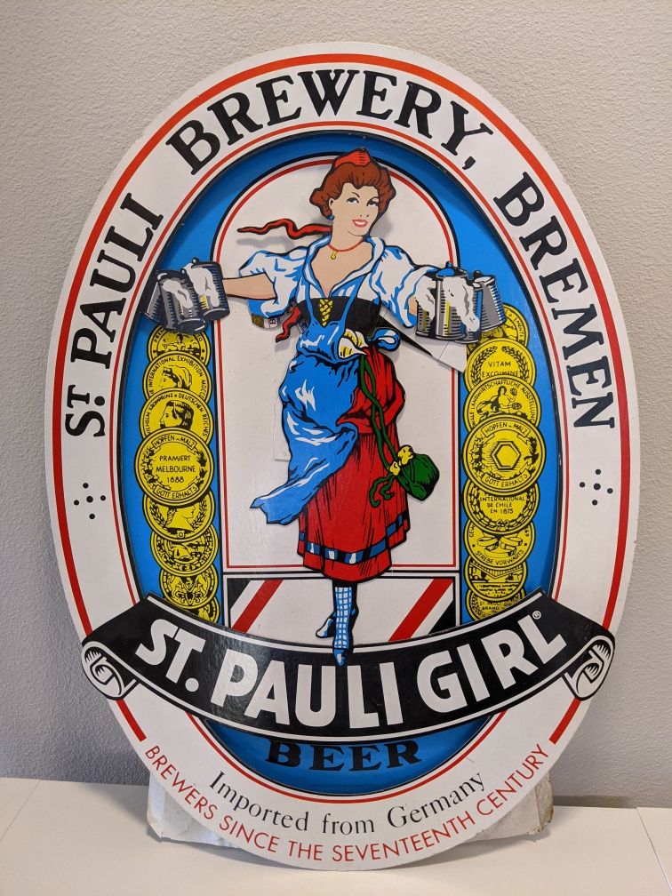 St. Pauli Girl Beer Sign