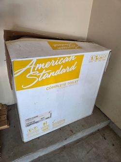 American standard toilet set