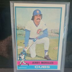 1976 Jerry Morales Chicago Cubs ERROR CARD!!!!