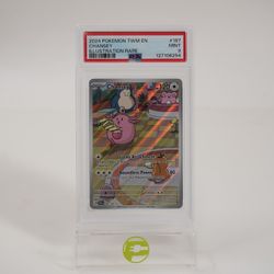 Pokémon TCG Twilight Masquerade Chansey 187/167 English PSA 9
