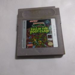 Nintendo Game Boy Game Teenage Mutant Ninja Turtle Fall Of The Foot Clan Used