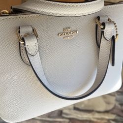 Coach Purse with attached Bandolier Strap