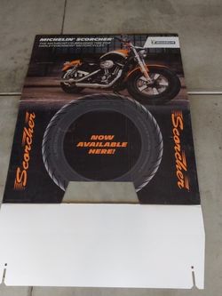 Michelin Scorcher Tire Harley Davidson Ad.