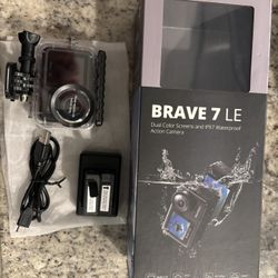 Brand New AKASO Brave 7 LE Action Camera – 4K, Waterproof, Dual Screens