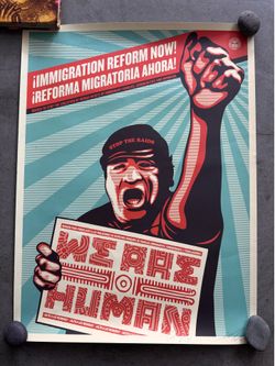 Immigration Reform Ernesto Yerena Shepard Fairy collab