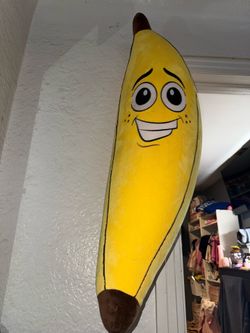 Extra large banana with eyes