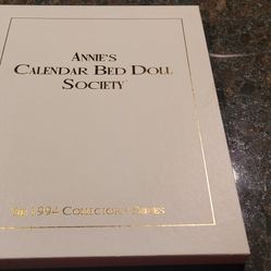 Annie's Calendar Bed Doll Society: The 1994 Collector Series