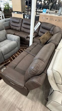 6Pc Power Reclining Sectional