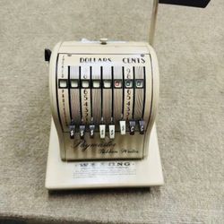 Paymaster 8000 “ Vintage “ Check Writer