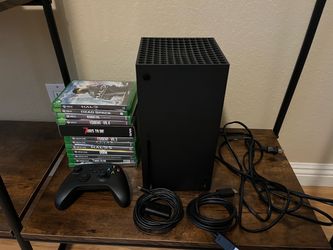 Xbox Series X with Physical Games