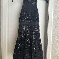Black Sequin Dress