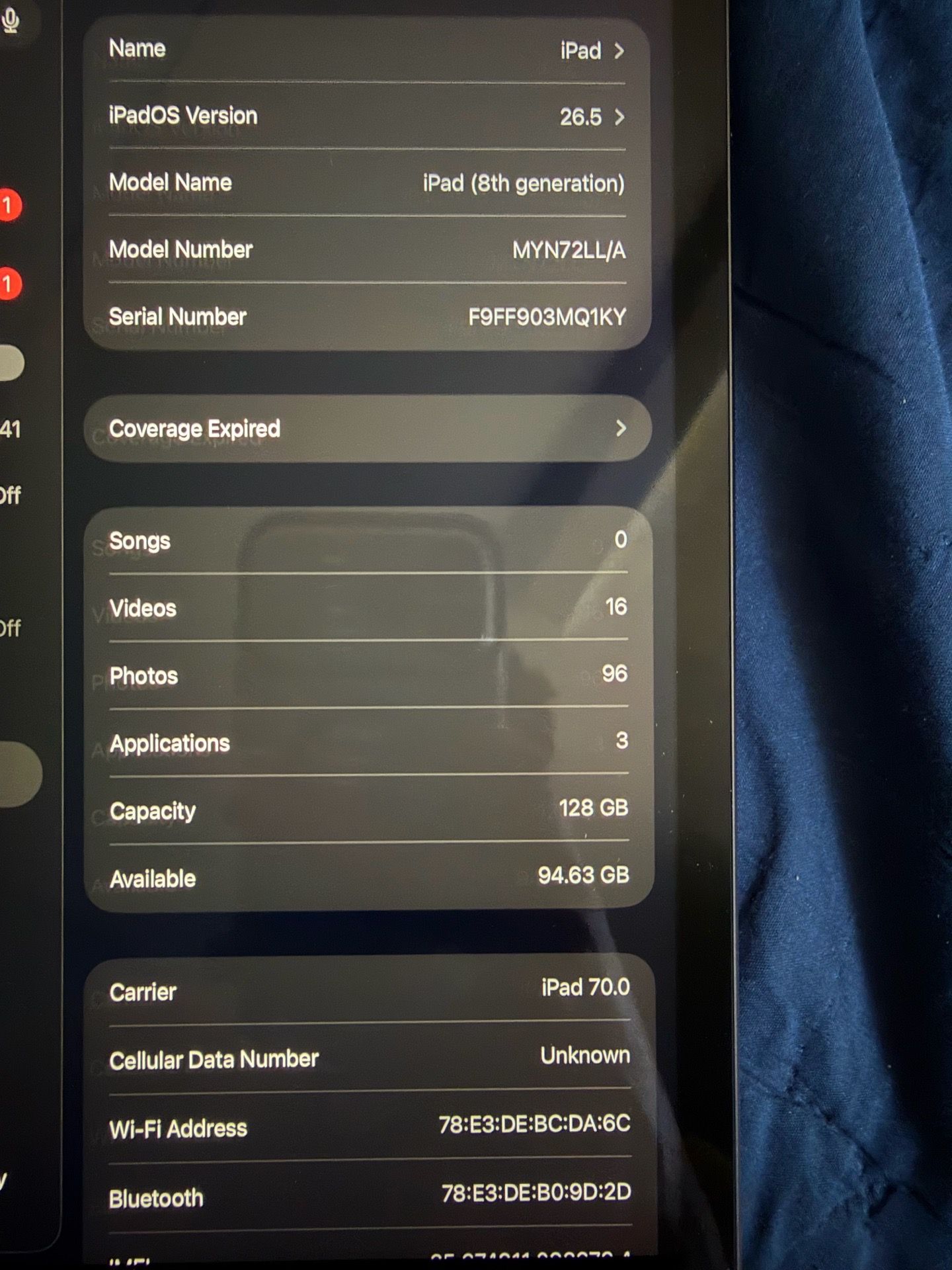 iPad 8 Generation 128GB