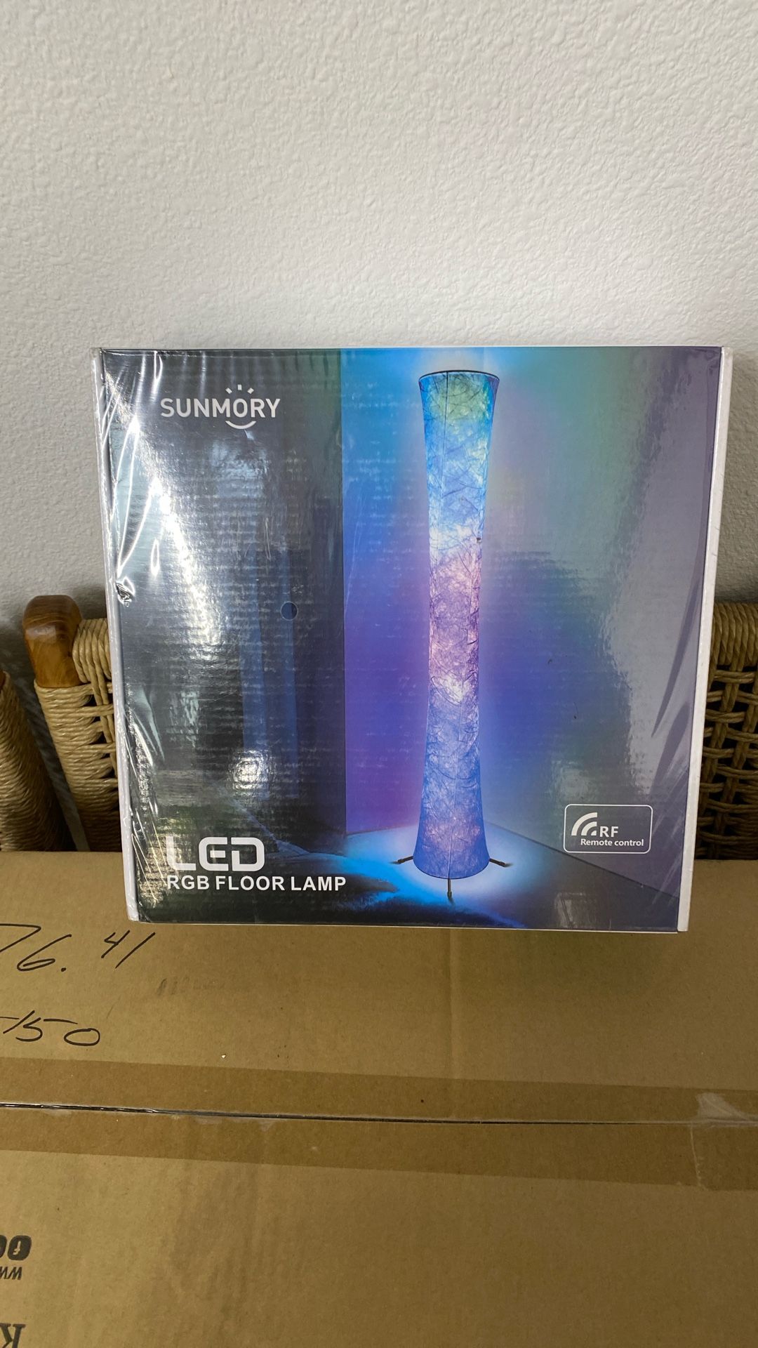 LED RGB Floor Lamp W/ RF Remote Control