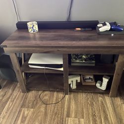 Tv Stand & 2 Bar Stools