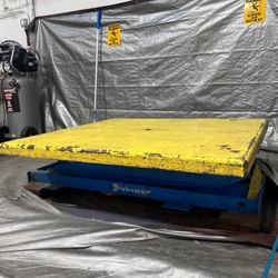 Bishamon EZ-30 Easy Loader Heavy-Duty Pneumatic Scissor-Lift Table Pallet Positioner