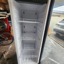 glass door refrigerator is new