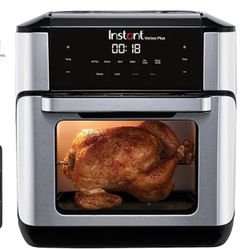 Insta Pot Instant Vortex Plus Quart 7-in-1 Multi-Use Air Fryer, 10QT, Silver,Black