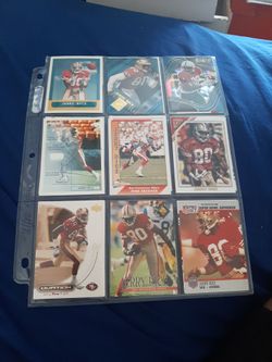 18 San Francisco 49ers football cards