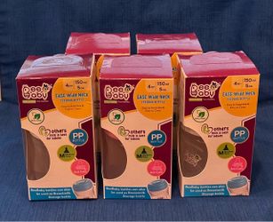 (5) New in Box! BeeBaby Ease Wide Neck Feeding Bottles – 5 Pack