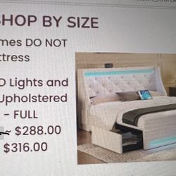 Bed Frame With Led Light 