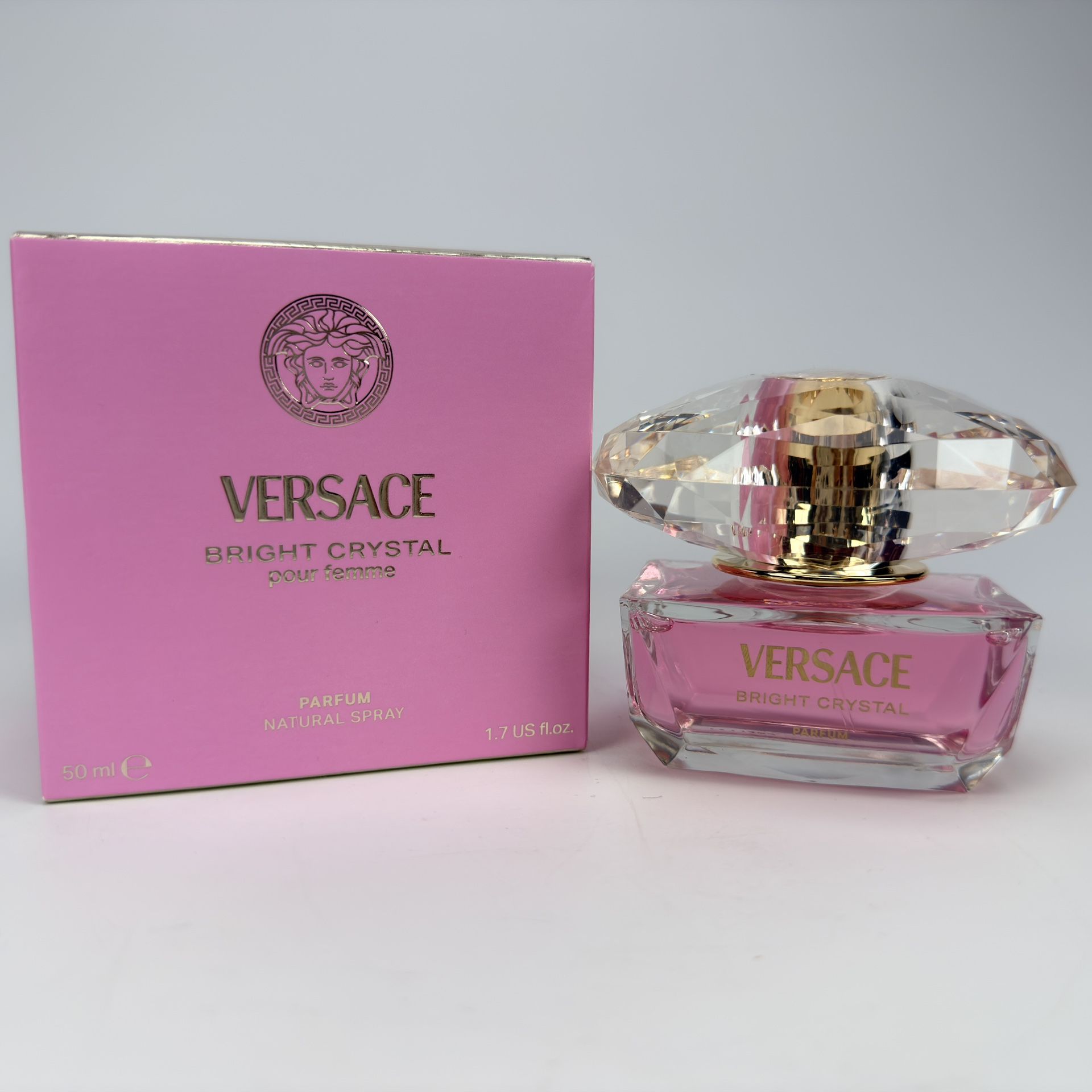Versace Bright Crystal Pour Femme Parfum Natural Spray for Men Women 1.7 oz