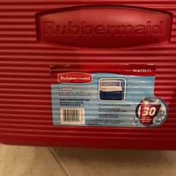 Rubbermaid cooler