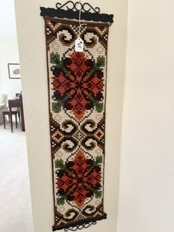 Hand crafted needle point