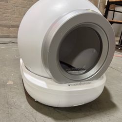  Self Cleaning Litter Box, Automatic Cat Litter Box Self Cleaning Supporting 2.4GHz Wi-Fi for Multiple Cats, APP Control/Safe/Low Noise Litter Box wit