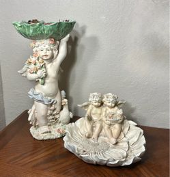 Set of 2 Cherubs / Angels