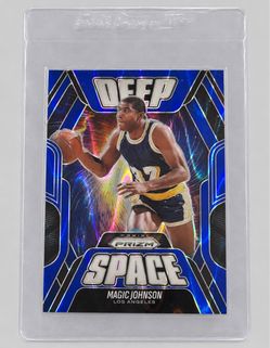 2025-26 Panini Prizm Deep Space Magic Johnson #11 Blue Prizm 93/99 Lakers