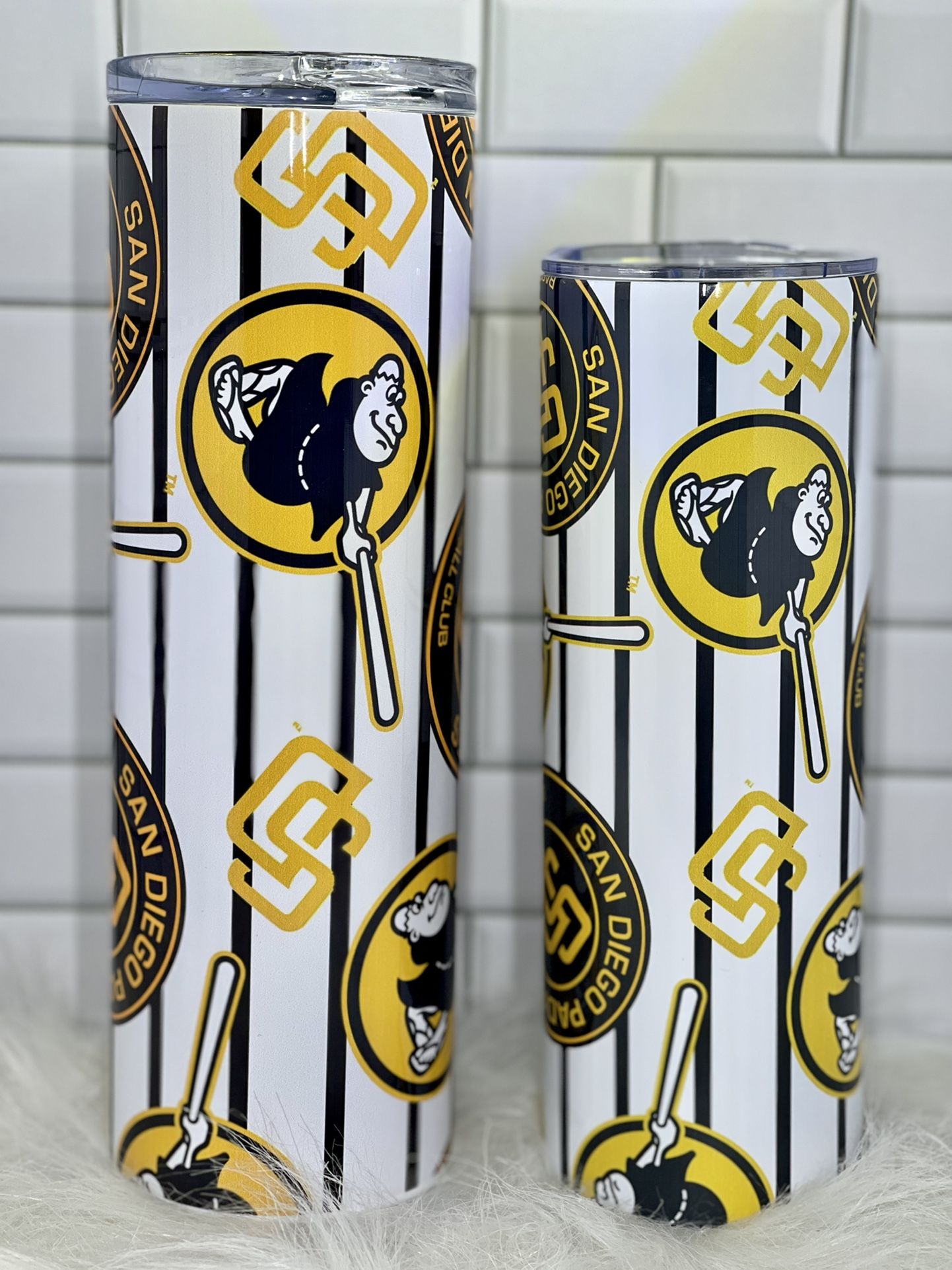 SD Padres Baseball Fan Tumblers 