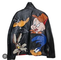 It’s this one Vintage Looney Tunes Space Jam Cartoon Leather Jacket