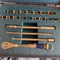 Ampco Brass 1/2 Drive SAE Socket Set