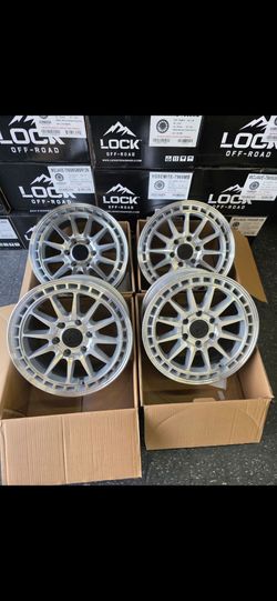 17" LOCK Baja rims 17x8 polished brushed chrome