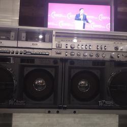 SHARP GF-777 Vintage Dual Cassette Boombox